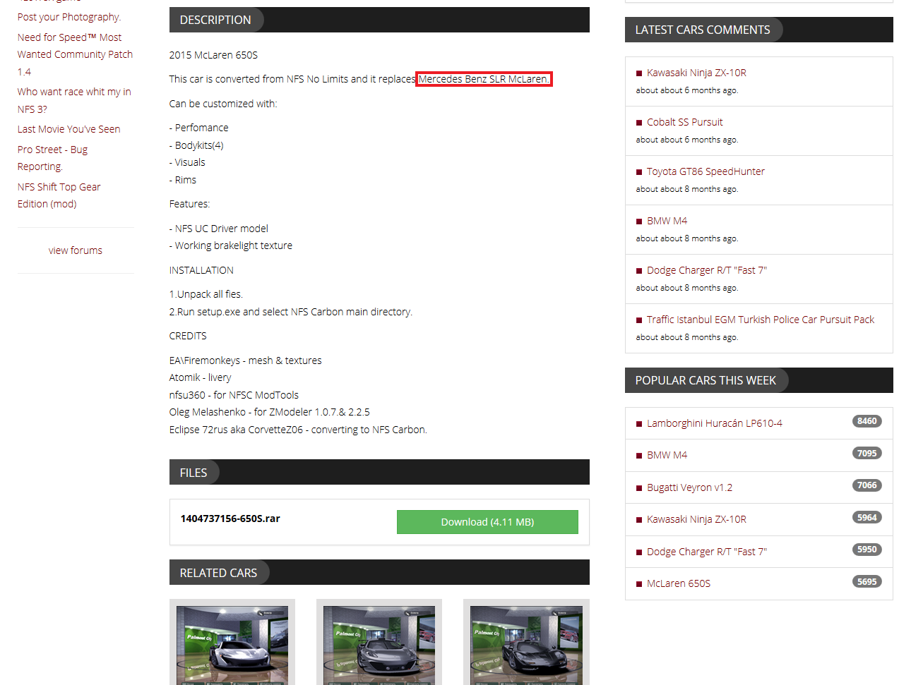 Nowe samochody - NFS - Need for Speed Carbon Nowe samochody - NFS - Need for Speed Carbon