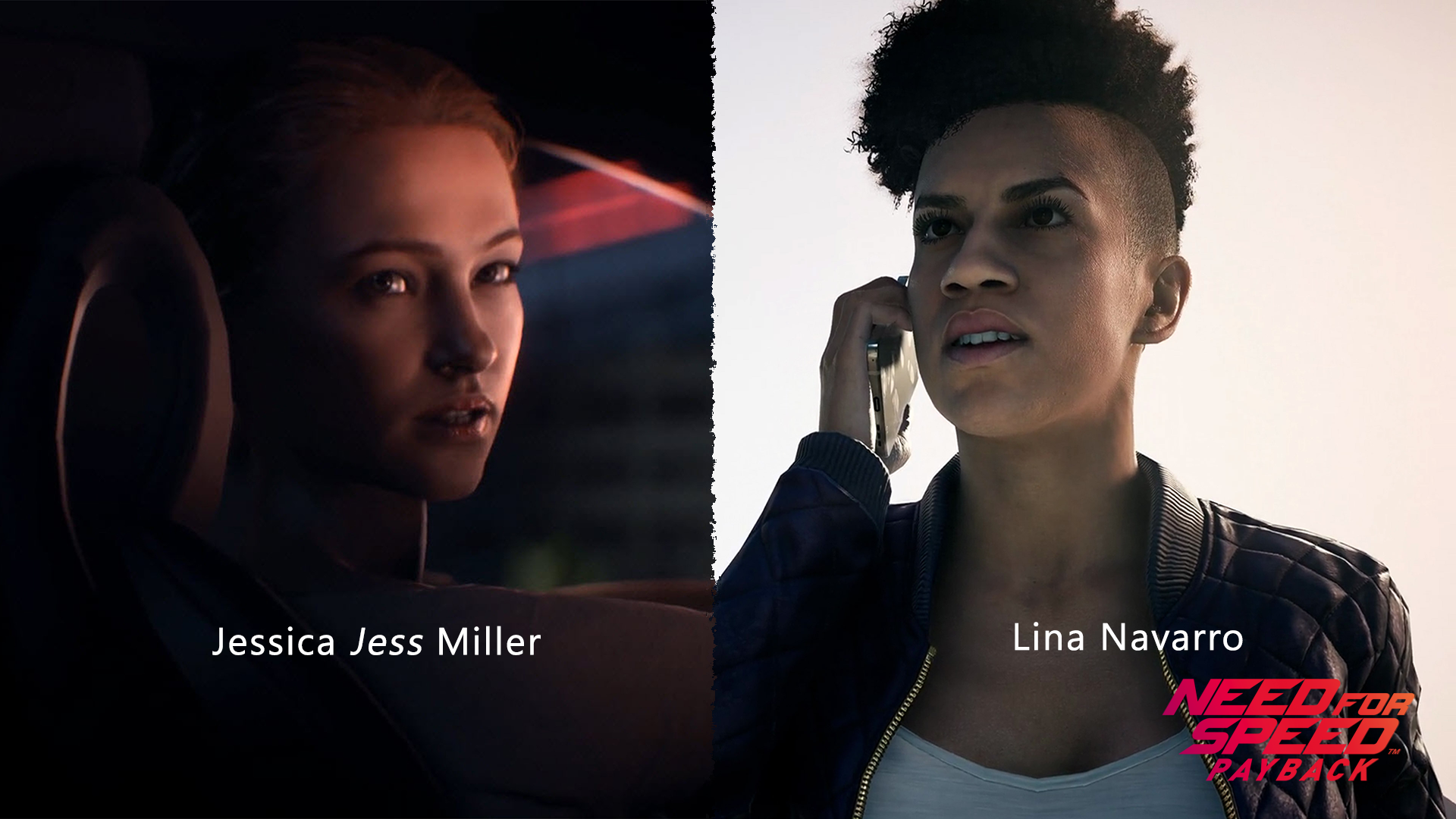 Jessica Jess Miller - Lina Navarro - NFS - Need for Speed Payback Jessica Jess Miller - Lina Navarro - NFS - Need for Speed Payback