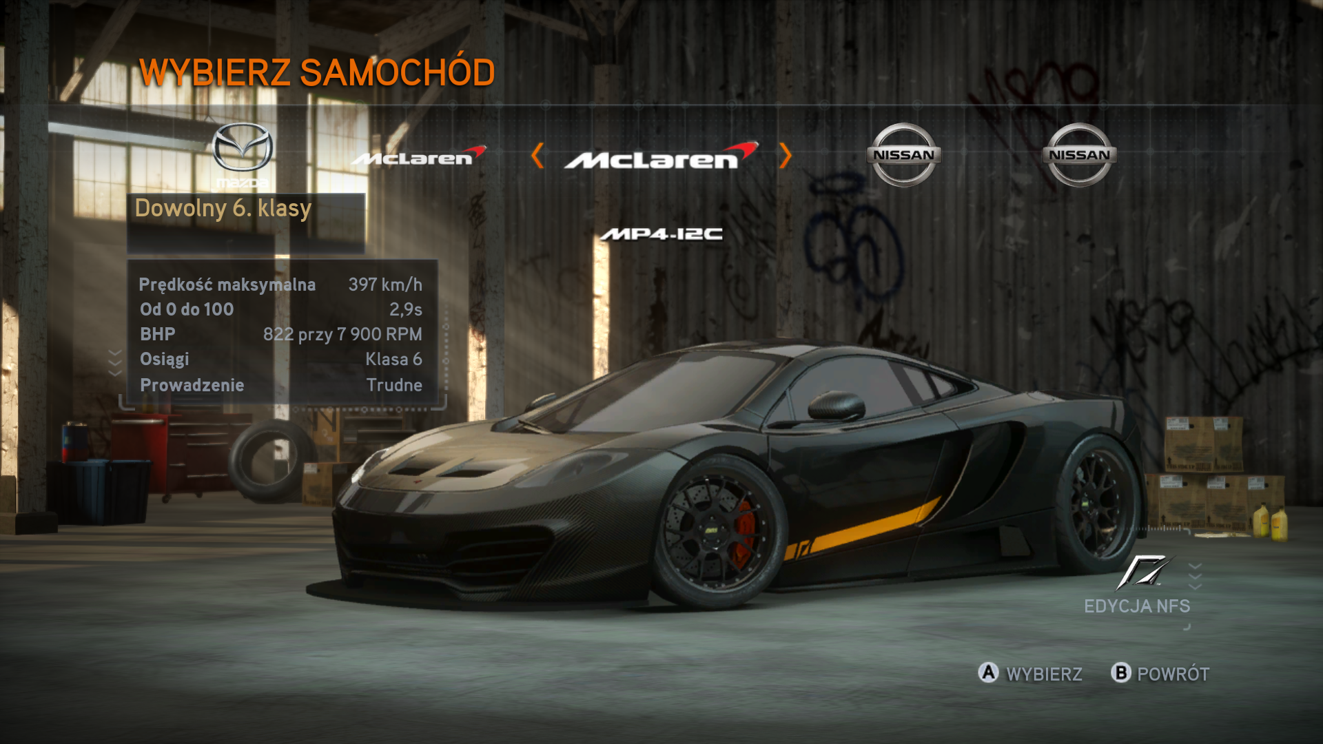 Edycja NFS - Need for Speed The Run Edycja NFS - Need for Speed The Run