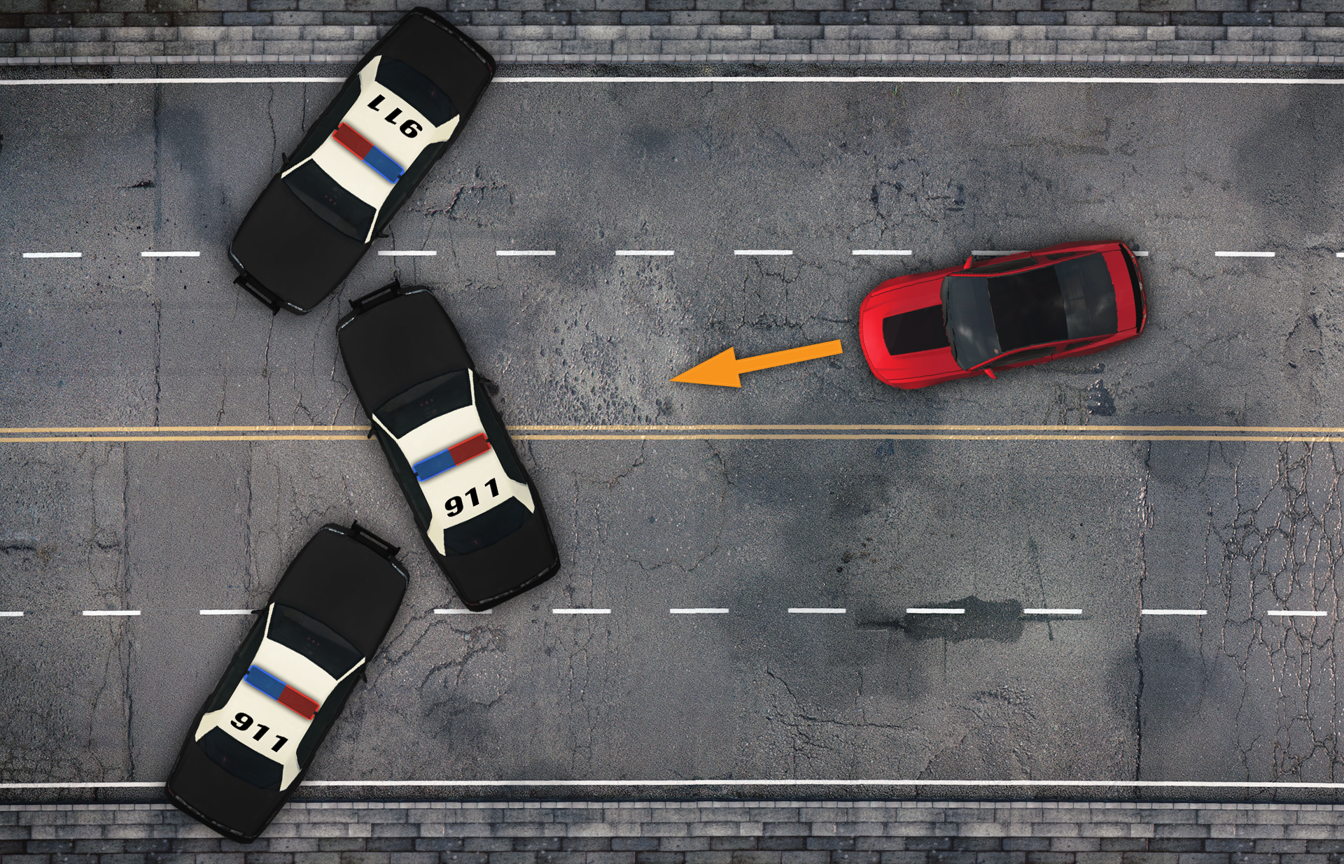 Stacjonarna blokada drogowa - NFS - Need for Speed Undercover Stacjonarna blokada drogowa - NFS - Need for Speed Undercover