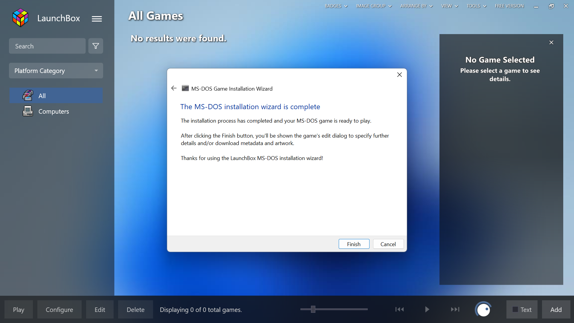 NFS - The Need for Speed - instalacja i uruchamianie DOSBox Launchbox Windows 11
