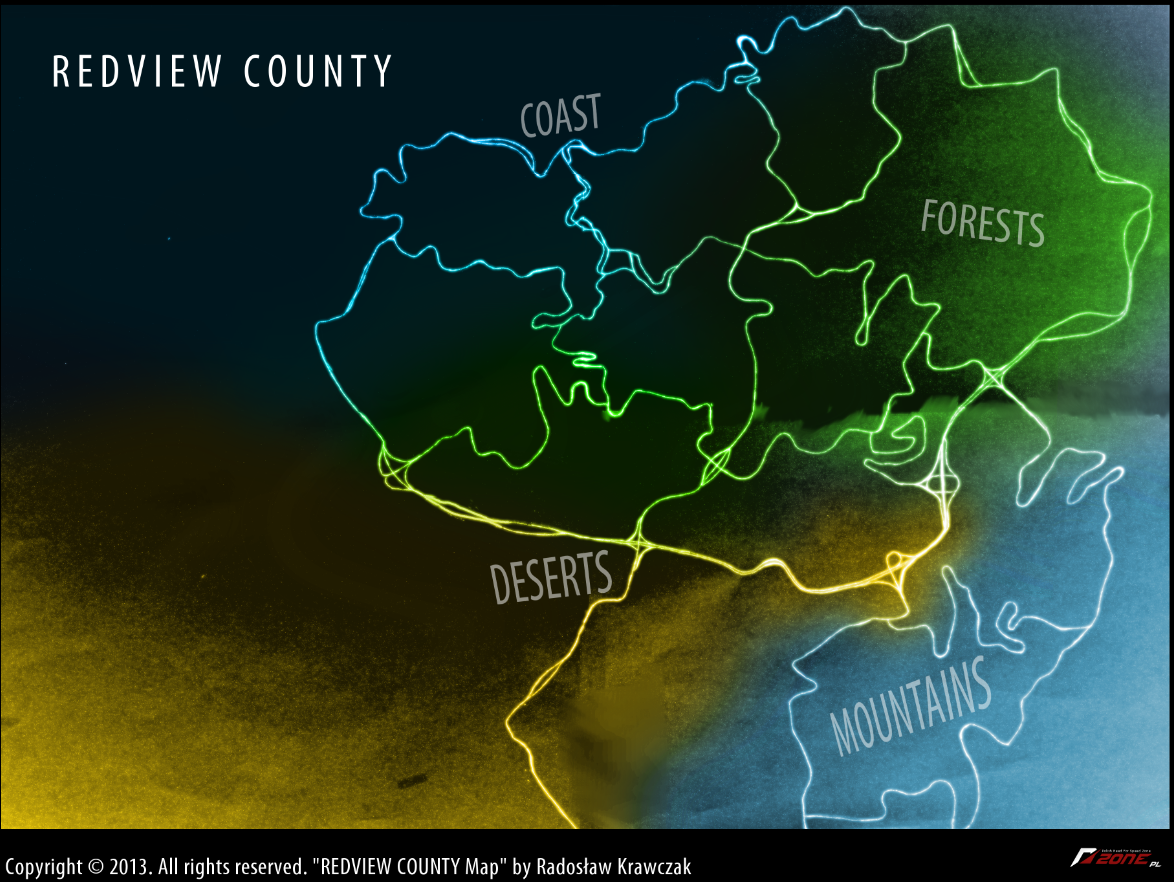 NFS - Need for Speed - Need for Speed Rivals mapa Redview County