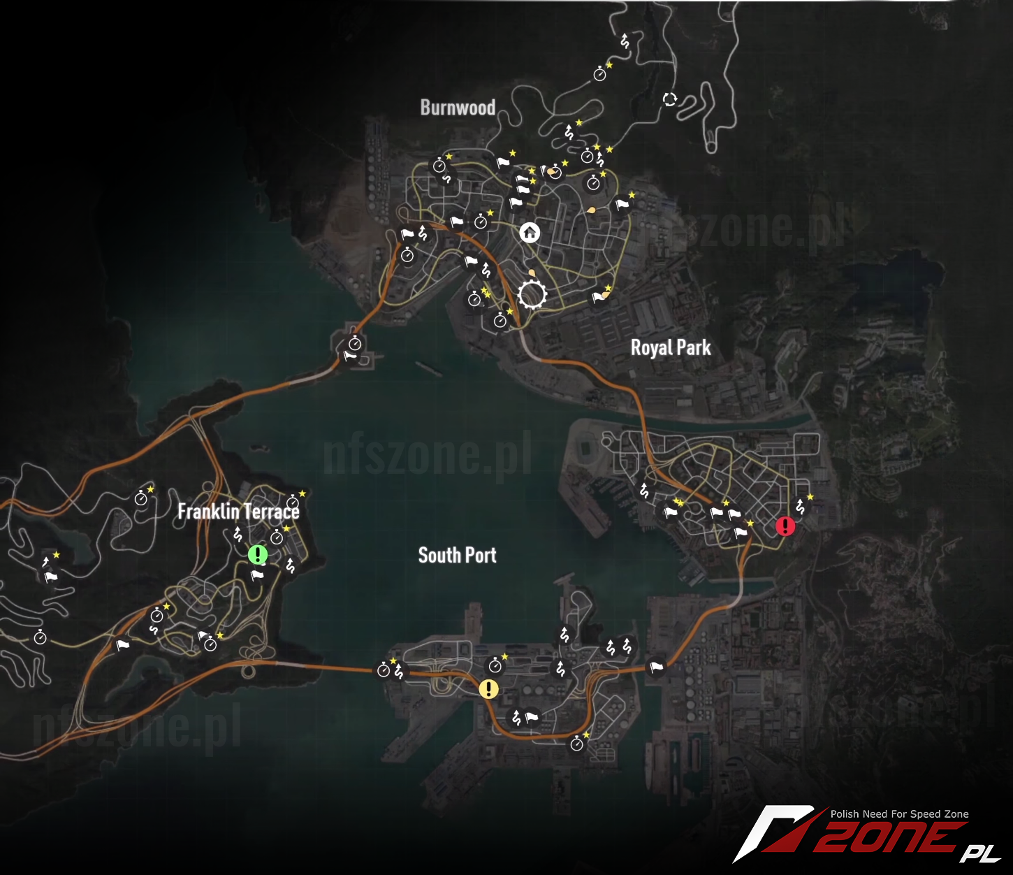NFS - Need for Speed - Mapa Ventura Bay