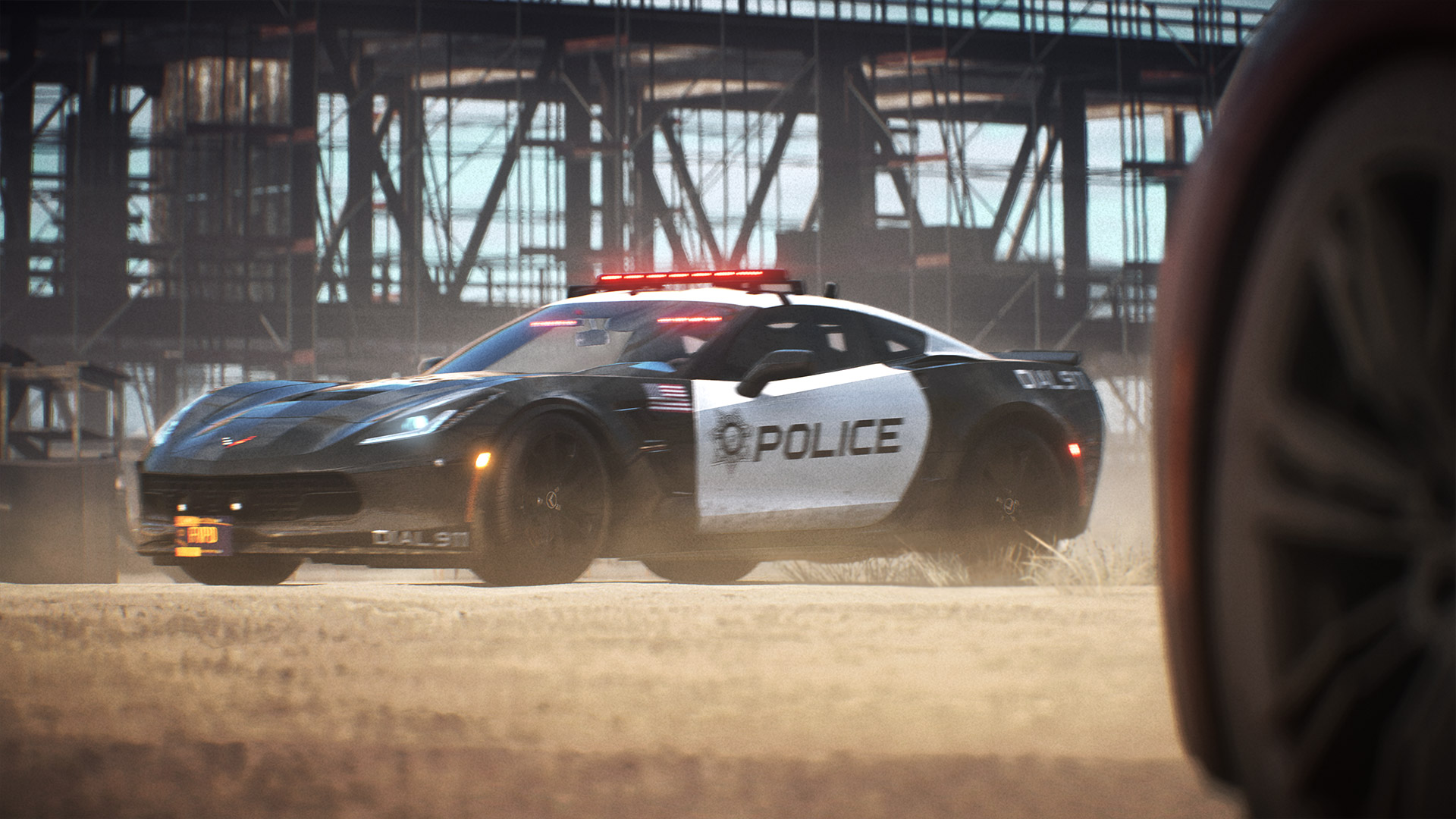 NFS Payback policja corvette 