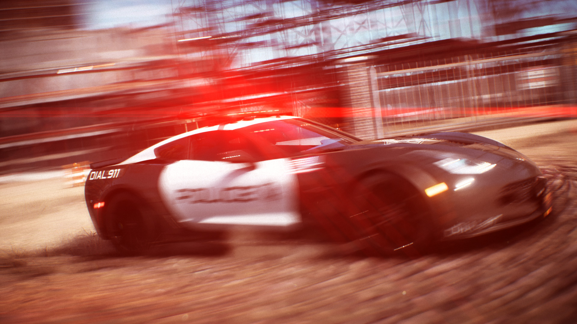 NFS Payback policja corvette