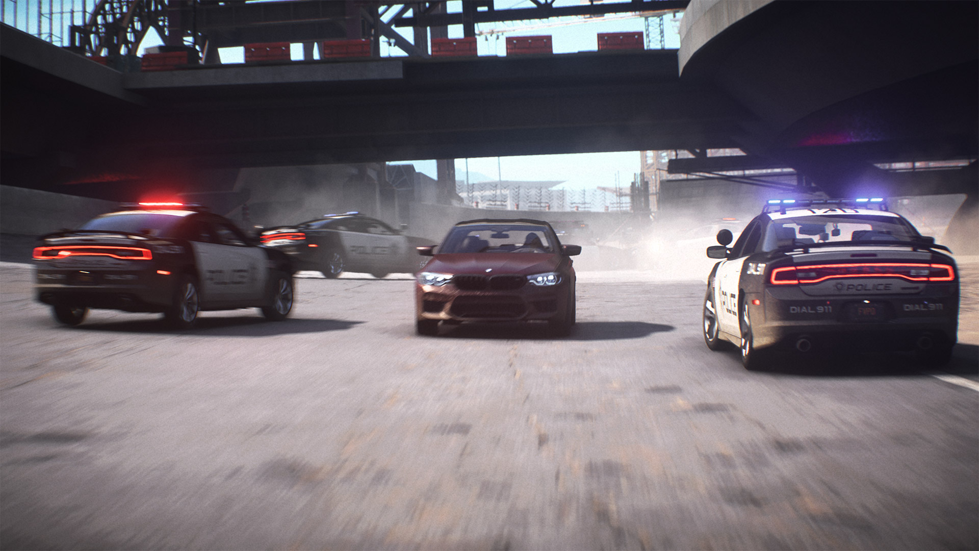 NFS Payback policja dodge