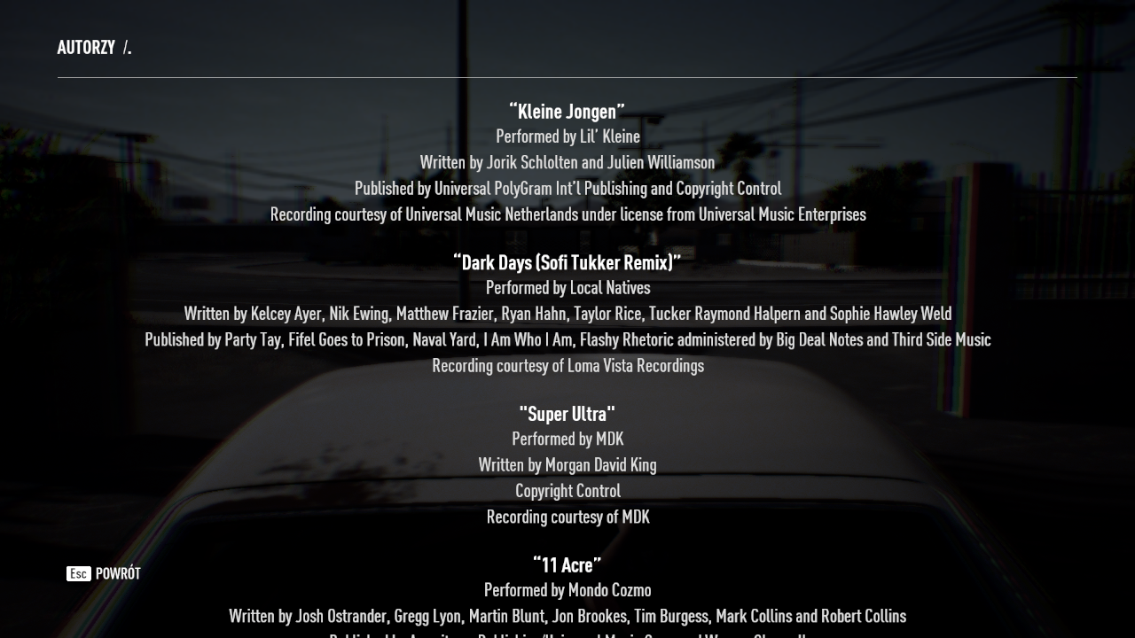 NFS - Need for Speed Payback - Super Ultra - MDK