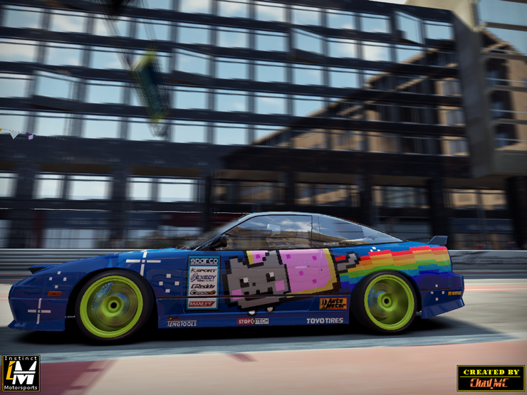 Nissan 240SX Nyan cat