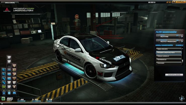 Mitsubishi Evolution X Shatter