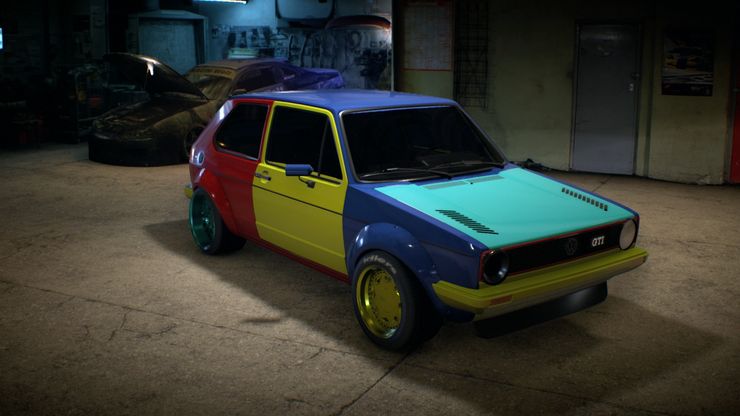 Volkswagen Golf "Harlequin"
