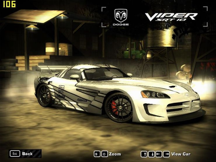 Viper SRT10 "White Mamba"