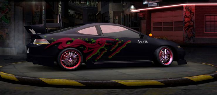 Acura RSX czarna by Chad_MC