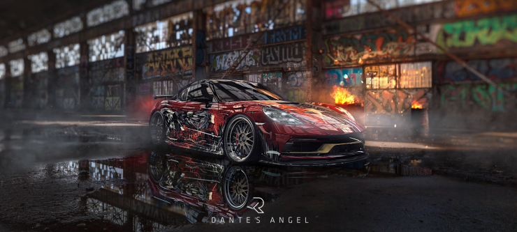 Porsche 718 Cayman DANTE'S ANGEL