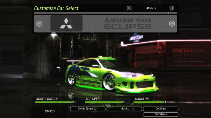 Mitsubishi Eclipse - Brian O'Connor (Szybcy i wściekli, 2001)